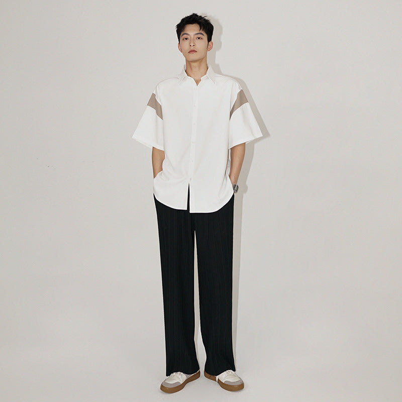 Line Drift Overshirt M042