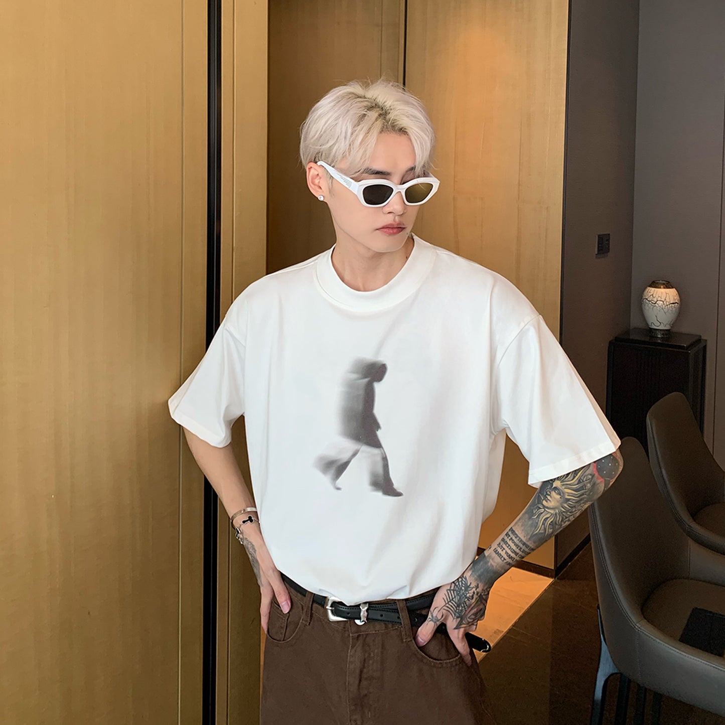 print sense T-shirt M034