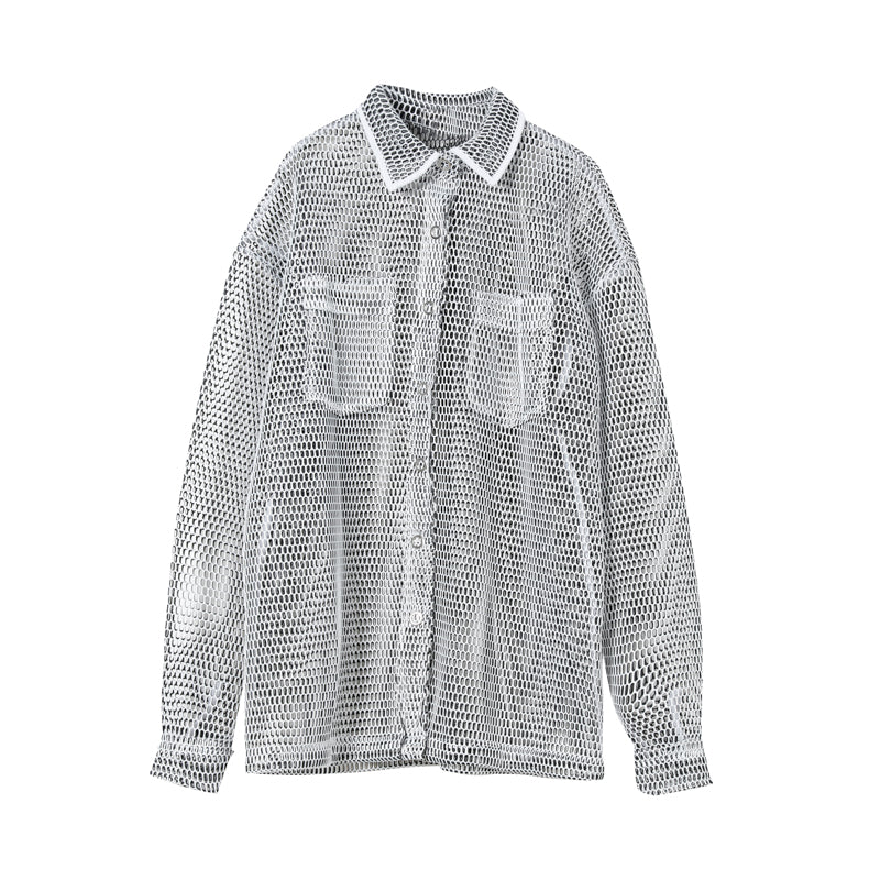 designed skeleton shirt M013