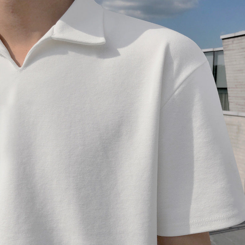 sleeved polo shirt M002