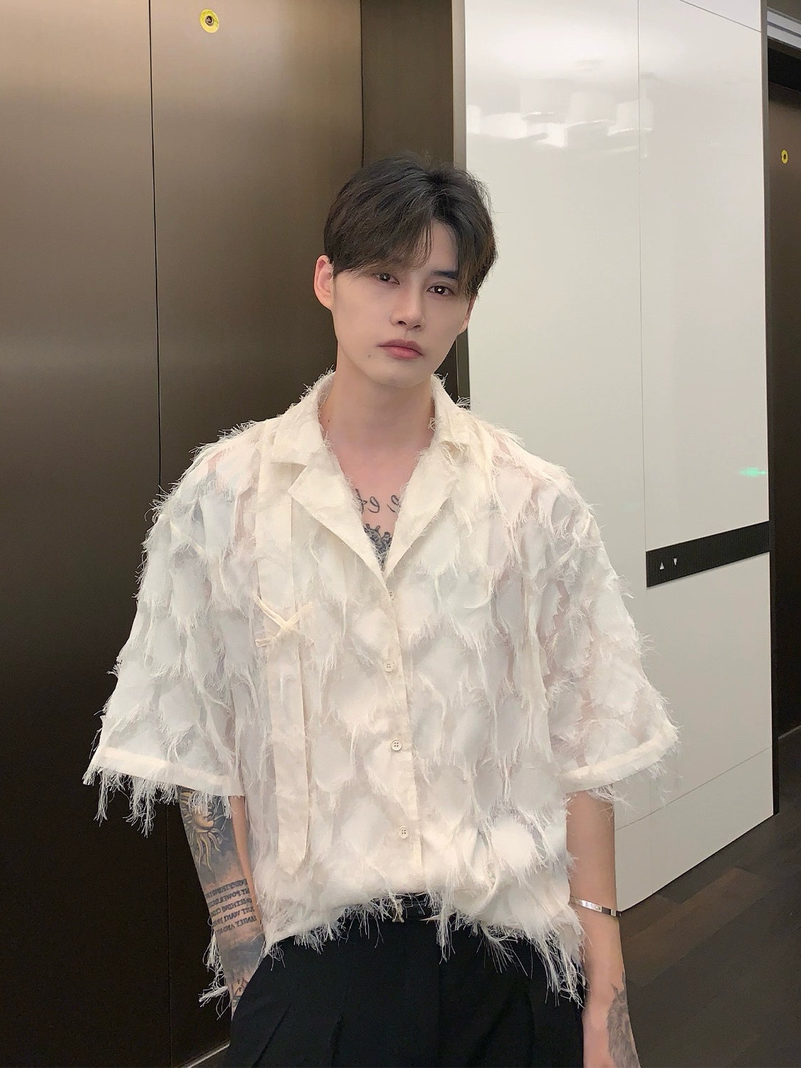 summer drape shirt M031