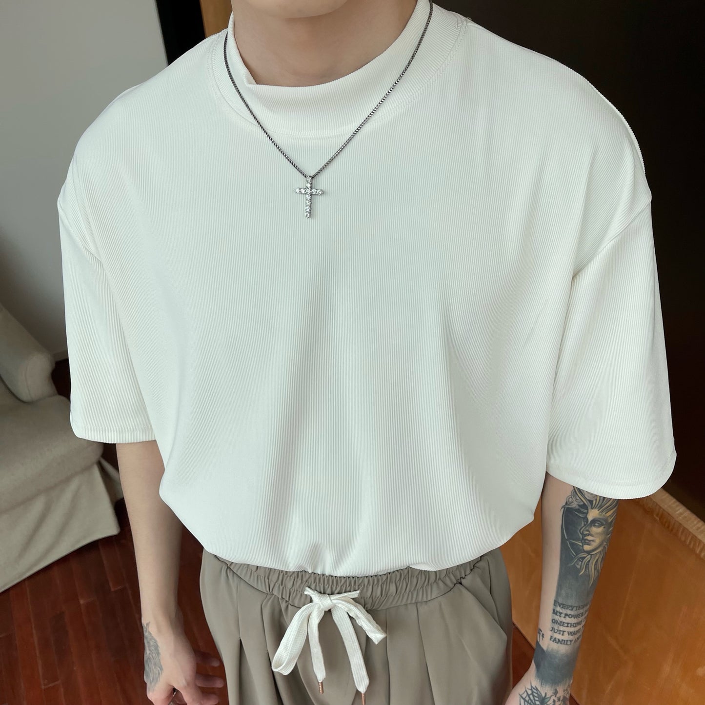 summer basic T-shirt M041