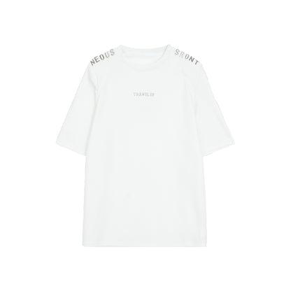 loose round T-shirt M038