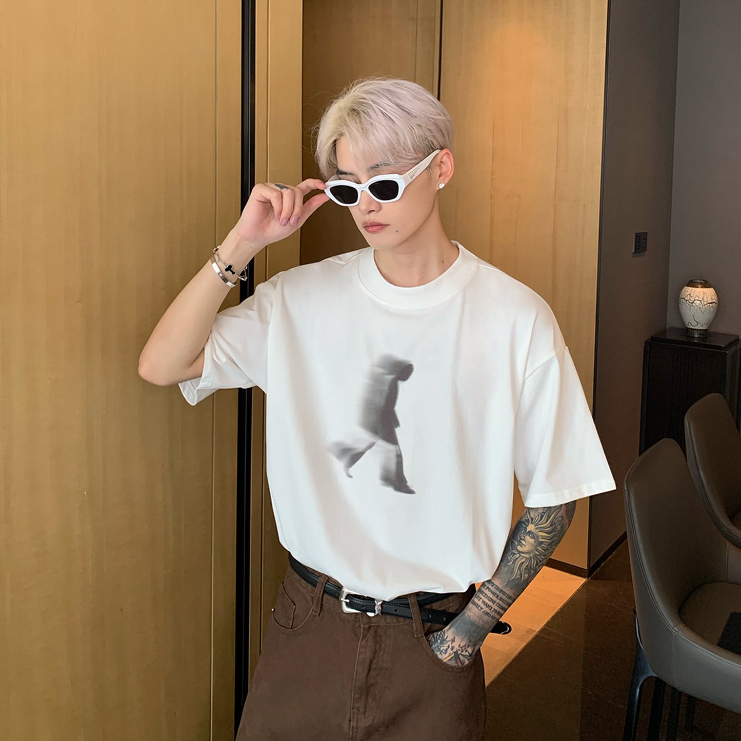 print sense T-shirt M034