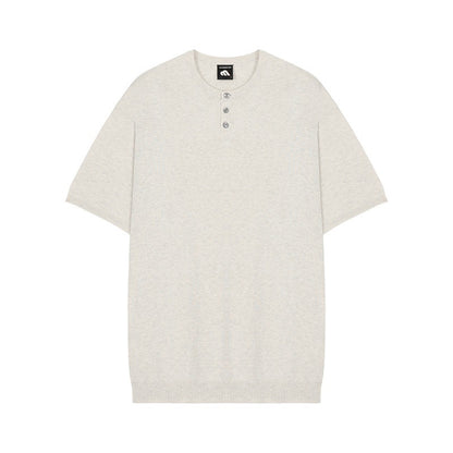 slim silk knit shirt M009